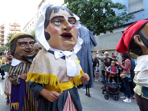 Fires 2019. Preg&oacute; de Fires. Les cercaviles de gegants i capgrossos fins la pla&ccedil;a del Vi