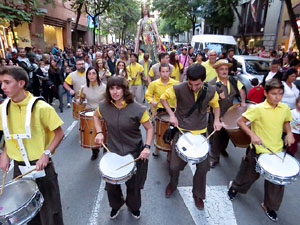 Fires 2019. Preg&oacute; de Fires. Les cercaviles de gegants i capgrossos fins la pla&ccedil;a del Vi