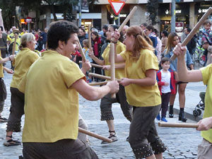 Fires 2019. Preg&oacute; de Fires. Les cercaviles de gegants i capgrossos fins la pla&ccedil;a del Vi