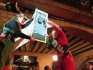 Fires 2019. Preg&oacute; de Fires. Balls de l'&Agrave;liga, els capgrossos i els gegants de la ciutat