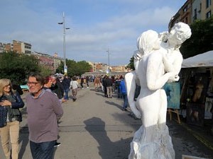 Fires 2019. Fira del Dibuix i la Pintura a la Rambla de la Llibertat i la plaça del Vi