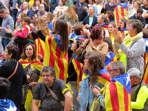 Manifestaci&oacute; per la sent&egrave;ncia del Proc&eacute;s el dia de vaga general