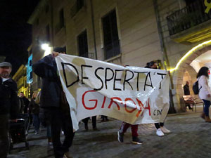 Manifestaci&oacute; i acci&oacute; del Tsunami democr&agrave;tic