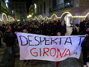 Manifestaci&oacute; i acci&oacute; del Tsunami democr&agrave;tic