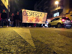 Manifestaci&oacute; i acci&oacute; del Tsunami democr&agrave;tic