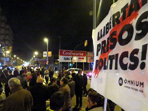 Manifestaci&oacute; i acci&oacute; del Tsunami democr&agrave;tic