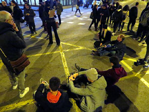 Manifestaci&oacute; i acci&oacute; del Tsunami democr&agrave;tic