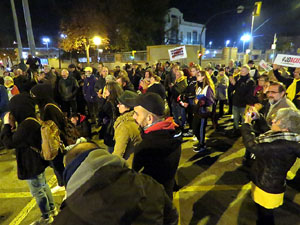 Manifestaci&oacute; i acci&oacute; del Tsunami democr&agrave;tic
