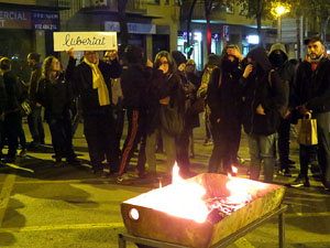 Manifestaci&oacute; i acci&oacute; del Tsunami democr&agrave;tic