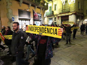 Manifestaci&oacute; de protesta contra les resolucions de la Junta Electoral Central que inhabilita el President Quim Torra