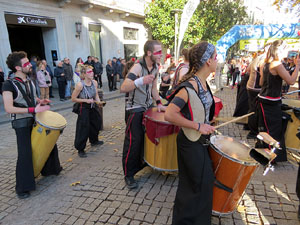 Nadal 2019. La percussió de Bloc Quilombo per la Marató de TV3