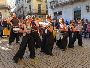 Nadal 2019. La percussió de Bloc Quilombo per la Marató de TV3