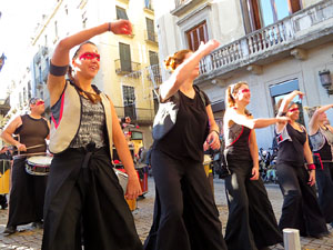 Nadal 2019. La percussió de Bloc Quilombo per la Marató de TV3