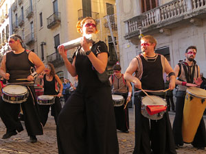 Nadal 2019. La percussió de Bloc Quilombo per la Marató de TV3