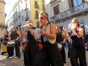 Nadal 2019. La percussió de Bloc Quilombo per la Marató de TV3