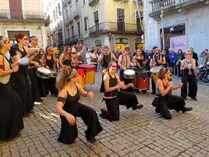 Nadal 2019. La percussió de Bloc Quilombo per la Marató de TV3