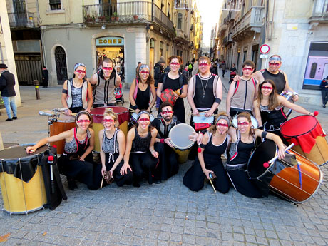 Nadal 2019. La percussió de Bloc Quilombo per la Marató de TV3