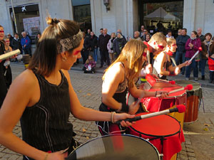Nadal 2019. La percussi&oacute; de Bloc Quilombo per la Marat&oacute; de TV3