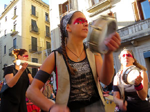 Nadal 2019. La percussi&oacute; de Bloc Quilombo per la Marat&oacute; de TV3