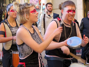 Nadal 2019. La percussi&oacute; de Bloc Quilombo per la Marat&oacute; de TV3