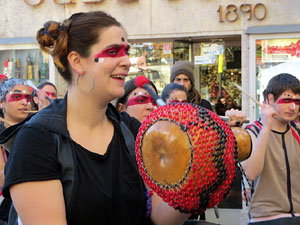 Nadal 2019. La percussi&oacute; de Bloc Quilombo per la Marat&oacute; de TV3