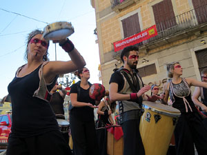 Nadal 2019. La percussi&oacute; de Bloc Quilombo per la Marat&oacute; de TV3