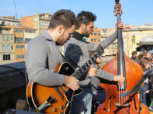 Nadal 2019 a Girona. Girona Christmas Swing amb Counting Off a la Rambla de la Llibertat