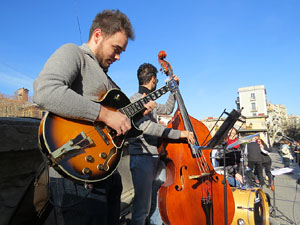 Nadal 2019 a Girona. Girona Christmas Swing amb Counting Off a la Rambla de la Llibertat