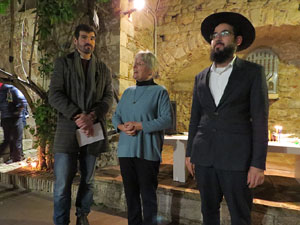 Nadal 2019 a Girona. Encesa de les llums de Hanukkà al pati dels Rabins