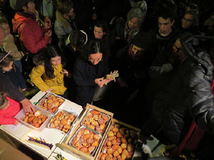 Nadal 2019 a Girona. Encesa de les llums de Hanukkà al pati dels Rabins