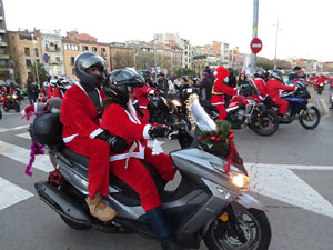 Nadal 2019. Papanoelada motera pels carrers de la ciutat