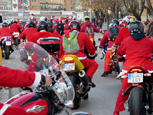 Nadal 2019. Papanoelada motera pels carrers de la ciutat