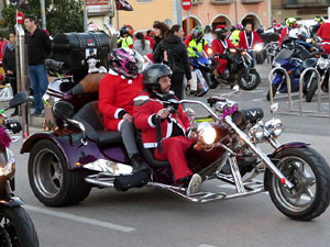 Nadal 2019. Papanoelada motera pels carrers de la ciutat