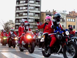 Nadal 2019. Papanoelada motera pels carrers de la ciutat