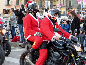 Nadal 2019. Papanoelada motera pels carrers de la ciutat