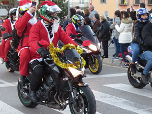 Nadal 2019. Papanoelada motera pels carrers de la ciutat
