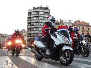 Nadal 2019. Papanoelada motera pels carrers de la ciutat