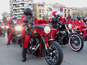 Nadal 2019. Papanoelada motera pels carrers de la ciutat