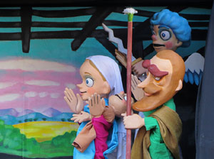 Nadal 2019. Cercavila i Els Pastorets de la Mula Baba a la pla&ccedil;a del Pallol