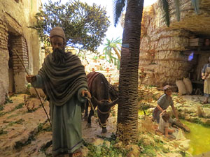 Nadal 2019. Exposició de pessebres a la Carbonera, organitzada per l'Associació de Pessebristes de Girona
