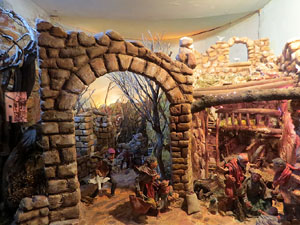 Nadal 2019. Exposició de pessebres a la Carbonera, organitzada per l'Associació de Pessebristes de Girona