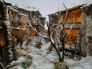 Nadal 2019. Exposició de pessebres a la Carbonera, organitzada per l'Associació de Pessebristes de Girona