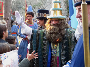 La Cavalcada de Reis 2020. El campament reial als Jardins de la Muralla