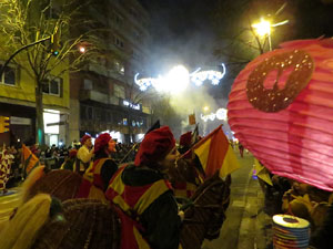 La Cavalcada de Reis 2020. Desfilada pels carrers de la ciutat, fins la pla&ccedil;a del Vi