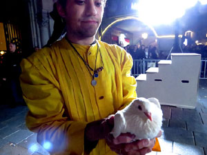 La Cavalcada de Reis 2020. Arribada del seguici a la pla&ccedil;a del Vi