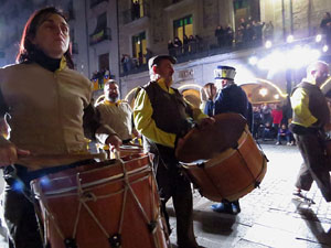 La Cavalcada de Reis 2020. Arribada del seguici a la pla&ccedil;a del Vi