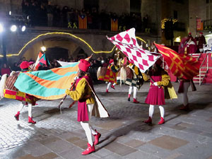 La Cavalcada de Reis 2020. Arribada del seguici a la pla&ccedil;a del Vi