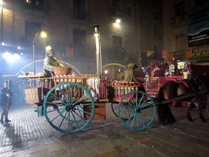 La Cavalcada de Reis 2020. Arribada del seguici a la pla&ccedil;a del Vi