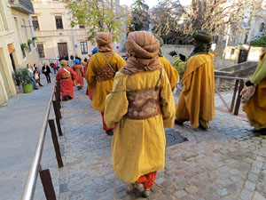La Cavalcada de Reis 2020. La precavalcada des de la Merc&egrave; pels carrers de Girona