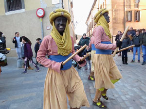 La Cavalcada de Reis 2020. La precavalcada des de la Merc&egrave; pels carrers de Girona